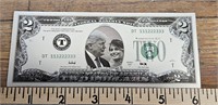 Donald Melania Trump Two Dollar Note Commemorative