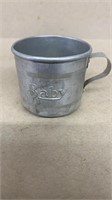 Vintage aluminum baby cup
