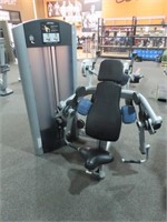 Life Fitness Preacher Bicep Station & Weights