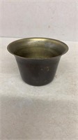 Solid brass cup