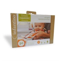 Infantino Disposable Squeeze Pouches - Pack of 50