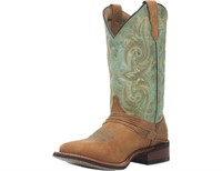 Laredo Women's Sadie Western Boot, Tan Turquoise,
