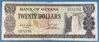 $20 Bank of Guyana Banknote