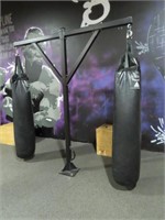 Jim Bradley Twin Heavy Bag Boxing Station