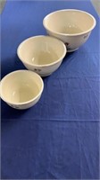 Homer Laughlin Kitchen Kraft nesting bowls