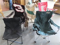 (5) asst Folding Camp classic Chairs