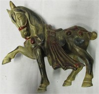 Cast Iron Chinese War Horse