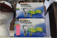 SYLVANIA DOUBLE LIFE HALOGEN BULBS