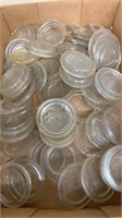 Various Ball and Presto glass jar lids