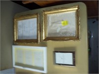 ASSORTED GOLD PICTURE FRAMES