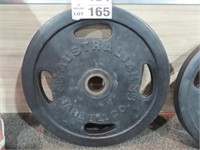 2 Australian Barbell Co Rubberised 20Kg Plates