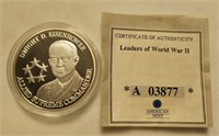 Dwight Eisenhower Leaders of World War II Coin