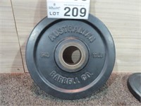 2 Australian Barbell Co Rubberised 5Kg Plates