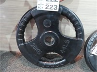 2 Rubberised Weight Plate 20Kg