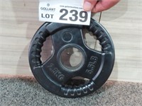 3 Rubberised Weight Plate 2.5Kg