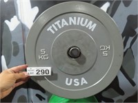 2 Titanium 5Kg Plates