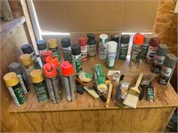 Lot of assorted Spray Paints some full