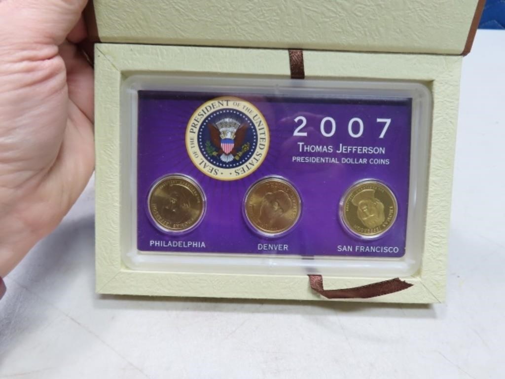 2007 PDS edition Presidential Dollar Colle Coins