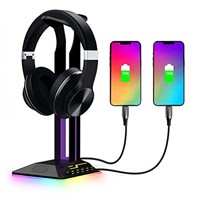 RGB Desk Gaming Headset Holder, Headphone Stand