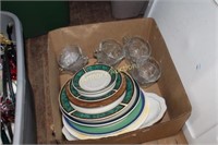 BOX LOT - PLATES - PUNCH CUPS