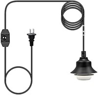 177IN Plug in Hanging Light Kit, Industrial