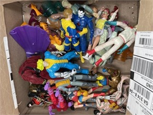 Vintage Xmen and ghostbuster action figures