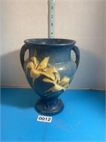 Vintage Roseville Pottery Blue Zephyr Lily Two