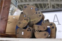 HAND PAINTED WOODEN BEARS