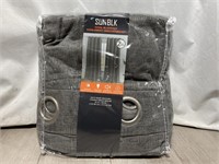 Sun + Blk Total Blackout Curtains *pre-owned