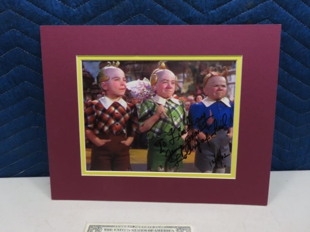autographed MunchkinLand 8x10 Photo