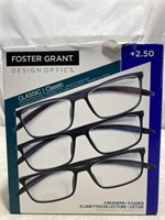 Foster Grant Reading Glasses *Missing One