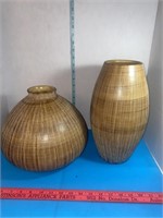 Large boho style vases