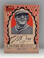 42/75 2013 Panini Pastime Signatures Mike Trout MT