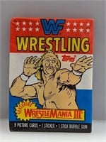 1987 Topps Wrestle Mania III Pack