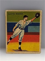 1935 Diamond Stars #16 Lloyd Waner Pirates HOF