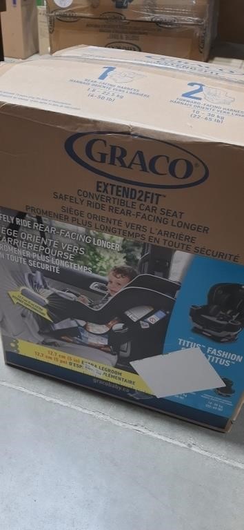 Graco Convertible Car Seat, Extend2Fit, Safe