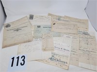 Antique letterheads / invoices