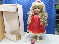 16" Fancy Porcelain Doll by SHOW STOPPERS