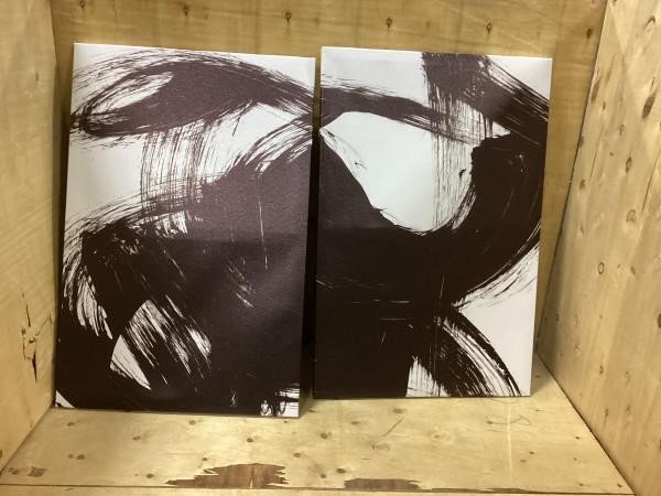 Two 24”x16” Abstract Art Canvases