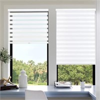 Cordless Roller Blinds 70.5" W x 72" H, White