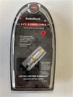 Radio Shack S-video cable 6ft. NOS