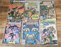 Lot of 6 Comic Books Fantastic Four Night Force