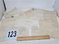 Antique letterheads / invoices