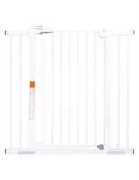 White 36" Extra Tall 26''-40'' Adjustable Dog Gate