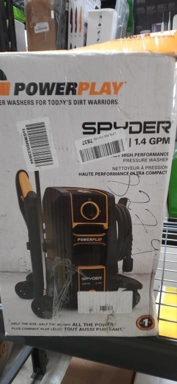 Spyder 2030PSI Electric Pressure Washer, Black