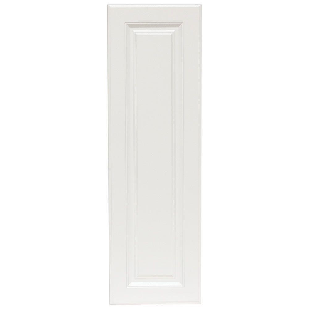 12X36in Wall Cabinet Deco End Panel, Satin White