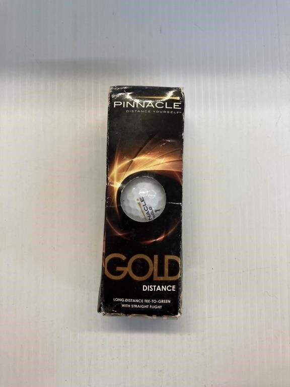 New Pinnacle Gold Golf Balls