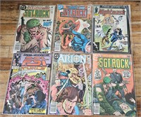 Lot of 6 Comic Books SGT Rock Nightmask