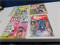 (4) 60s MONKEES Themed Magazines Books