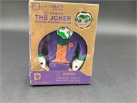 DC Comics The Joker Painted Wooden Figure NIB